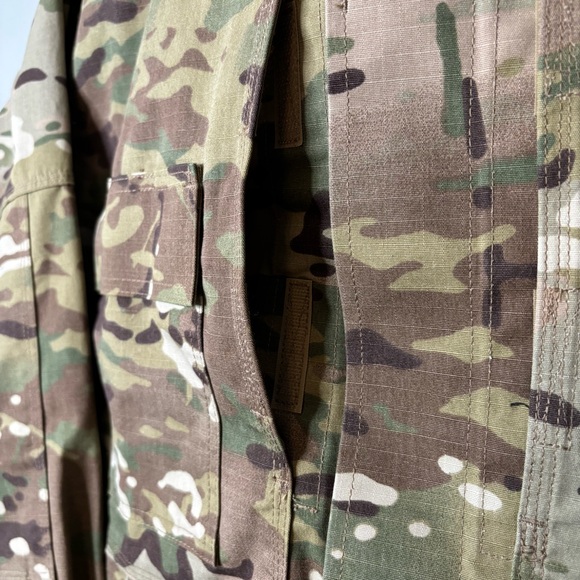 5.11 Tactical Multicolor Camouflage Conceal Carry Ripstop Shirt Size Large - Picture 6 of 9